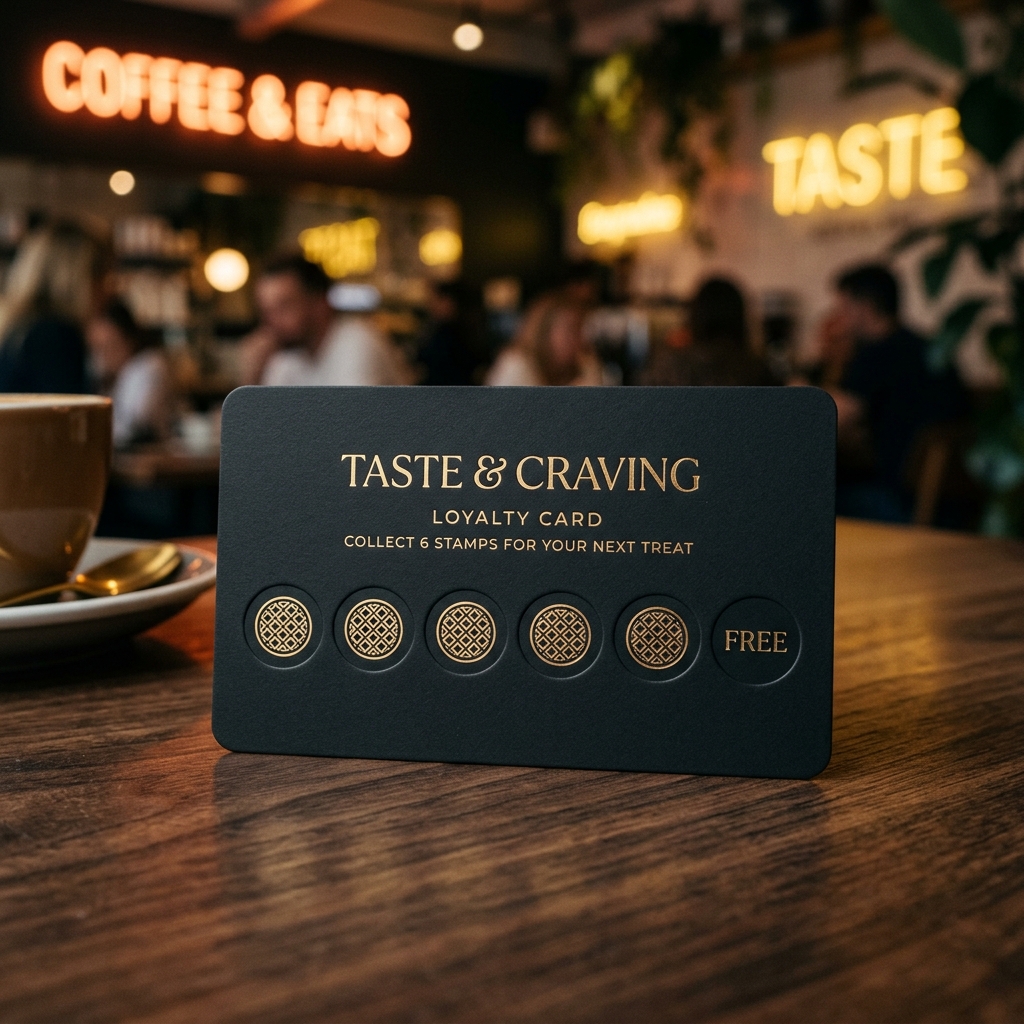 Taste & Craviing Loyalty Card visual